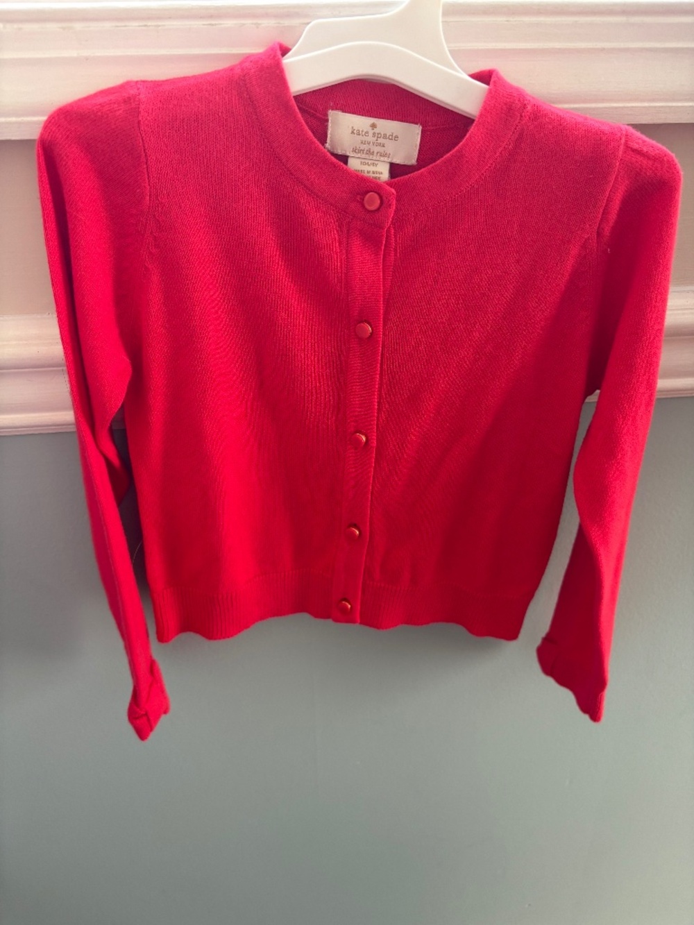 Kate Spade Toddler Somerset Cardigan in Geranium